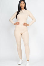 Load image into Gallery viewer, Ribbed Mock Neck Long Sleeve Top &amp; Leggings Set (capella)