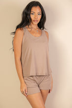 Load image into Gallery viewer, Comfy Tank Top &amp; Shorts Set (CAPELLA)