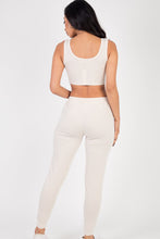 Load image into Gallery viewer, French Terry Cropped Tank Top &amp; Joggers Set (CAPELLA)
