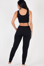 Load image into Gallery viewer, French Terry Cropped Tank Top &amp; Joggers Set (CAPELLA)