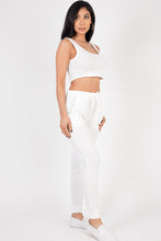 Load image into Gallery viewer, French Terry Cropped Tank Top &amp; Joggers Set (CAPELLA)