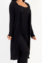 Load image into Gallery viewer, Ribbed Cardigan &amp; Jumpsuit Set (CAPELLA)
