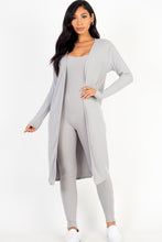 Load image into Gallery viewer, Ribbed Cardigan &amp; Jumpsuit Set (CAPELLA)