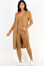 Load image into Gallery viewer, Ribbed Cardigan &amp; Jumpsuit Set (CAPELLA)