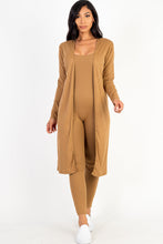 Load image into Gallery viewer, Ribbed Cardigan &amp; Jumpsuit Set (CAPELLA)