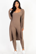 Load image into Gallery viewer, Ribbed Cardigan &amp; Jumpsuit Set (CAPELLA)