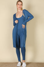 Load image into Gallery viewer, Ribbed Cardigan &amp; Jumpsuit Set (CAPELLA)