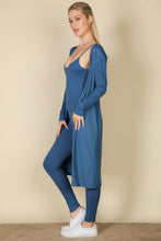 Load image into Gallery viewer, Ribbed Cardigan &amp; Jumpsuit Set (CAPELLA)