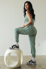 Load image into Gallery viewer, French Terry Elastic Waist Tank Top &amp; Joggers Set (CAPELLA)
