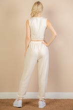 Load image into Gallery viewer, French Terry Elastic Waist Tank Top &amp; Joggers Set (CAPELLA)