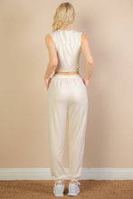 Load image into Gallery viewer, French Terry Elastic Waist Tank Top &amp; Joggers Set (CAPELLA)