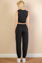 Load image into Gallery viewer, French Terry Elastic Waist Tank Top &amp; Joggers Set (CAPELLA)