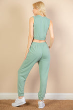 Load image into Gallery viewer, French Terry Elastic Waist Tank Top &amp; Joggers Set (CAPELLA)