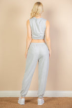 Load image into Gallery viewer, French Terry Elastic Waist Tank Top &amp; Joggers Set (CAPELLA)