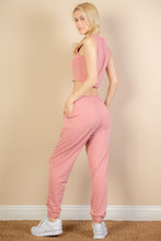 Load image into Gallery viewer, French Terry Elastic Waist Tank Top &amp; Joggers Set (CAPELLA)