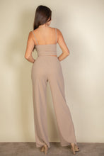Load image into Gallery viewer, Bustier Crop Cami Top &amp; Slant Pocket Straight Pants (CAPELLA)