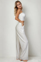 Load image into Gallery viewer, Bustier Crop Cami Top &amp; Slant Pocket Straight Pants (CAPELLA)