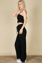 Load image into Gallery viewer, Bustier Crop Cami Top &amp; Slant Pocket Straight Pants (CAPELLA)
