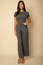 Load image into Gallery viewer, Relaxed Fit Top and Wide-Leg Pants Set (CAPELLA)