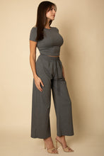 Load image into Gallery viewer, Relaxed Fit Top and Wide-Leg Pants Set (CAPELLA)