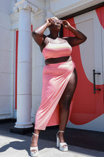 Load image into Gallery viewer, Plus Size Crop Cami &amp; Split Thigh Maxi Skirt Set (CAPELLA)