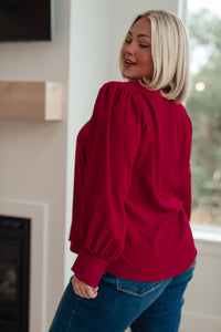 Jodifl Back in Business V-Neck Blouse