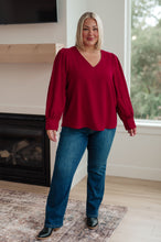 Load image into Gallery viewer, Jodifl Back in Business V-Neck Blouse