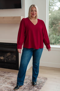 Jodifl Back in Business V-Neck Blouse