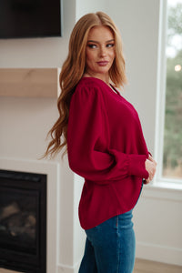 Jodifl Back in Business V-Neck Blouse