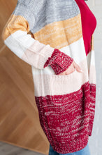 Load image into Gallery viewer, Haptics Bring the Warmth Color Block Cardigan