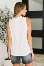 Load image into Gallery viewer, Andree By Unit Buttoned Up Buttercup Sleeveless Top in Ivory