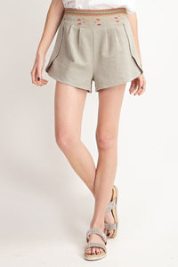 EASEL High Rise Waist Shorts