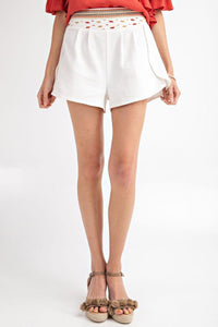 EASEL High Rise Waist Shorts