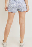 PAPER CRANE Leopard Printed Terry Short Pants