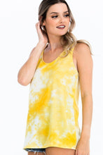 Load image into Gallery viewer, CY FASHION Tie-dye Knit Top Featured In A Scoop Neckline And Sleeveless