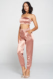 WIN WIN APPAREL Tube Top Pant Set