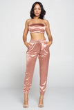 WIN WIN APPAREL Tube Top Pant Set