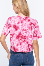 Load image into Gallery viewer, ACTIVE BASIC Tie-dye Cotton Jersey Crop Top