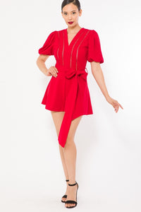 VALENTINE Crochet Detailed Fashion Romper