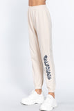 ACTIVE BASIC Graphic Long Jogger Pants