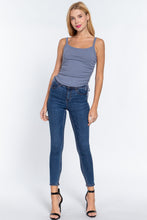 Load image into Gallery viewer, ACTIVE BASIC Side Ruched Cami Knit Top