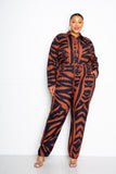 BBA Button Up Long Sleeve  Jumpsuit