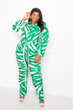 BBA Button Up Long Sleeve  Jumpsuit