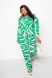 BBA Button Up Long Sleeve  Jumpsuit