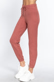 ACTIVE BASIC Drawstring Sweater Long Pants