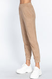 ACTIVE BASIC Terry Towelling Long Jogger Pants