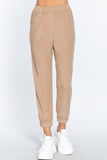 ACTIVE BASIC Terry Towelling Long Jogger Pants