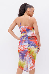 HERA COLLECTION Printed Mesh Dress