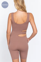 Load image into Gallery viewer, ACTIVE BASIC Suave Cut-out Seamless Romper