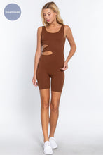 Load image into Gallery viewer, ACTIVE BASIC Suave Cut-out Seamless Romper